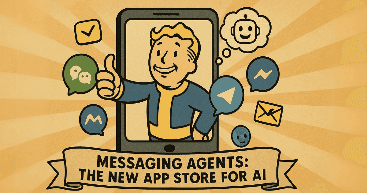 Messaging Agents in Messaging Apps — The Next App Store for AI