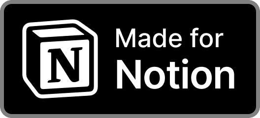 Made for Notion badge